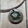 Moonsilver Ceramic Pendant Necklace