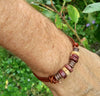 Gemstone cord bracelet for men