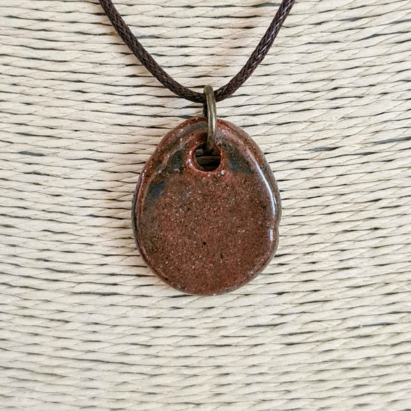 Rear view of rune pendant